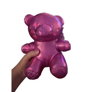 Candy Bears Pink Metallic Sparkle Teddy Bear Plush Toy Gift New